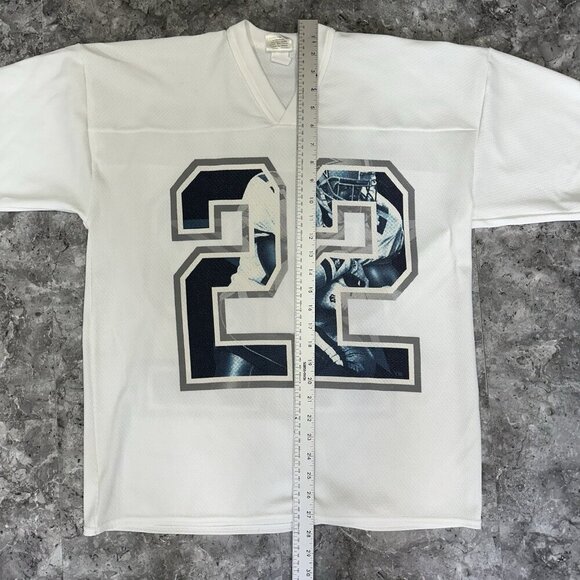 Emmitt Smith Jersey Men Large White Shirt Top Xplosion VTG 1996 - MADE USA - Picture 7 of 7